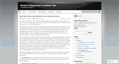 Desktop Screenshot of businessmanagementconsultanttips.com