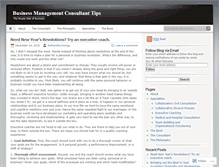 Tablet Screenshot of businessmanagementconsultanttips.com